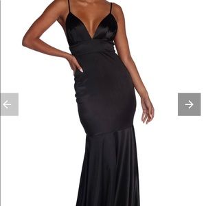 Satin Mermaid Fit Gown